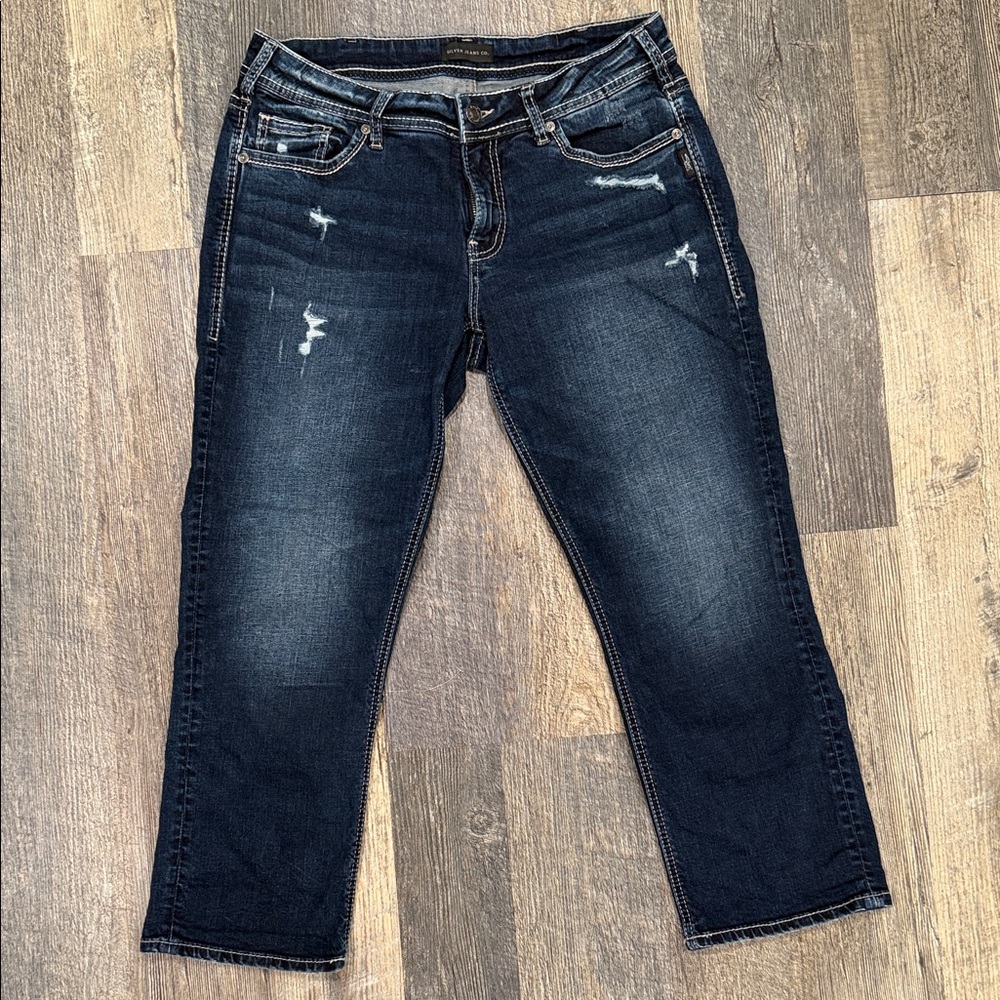 Women's Silver Jeans Co Suki Capri Jeans Size 33/22.5